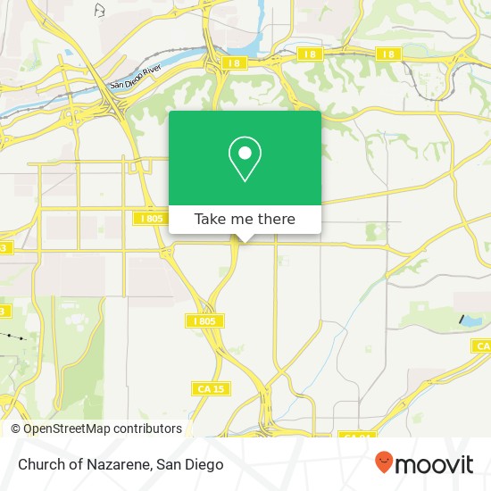 Church of Nazarene map