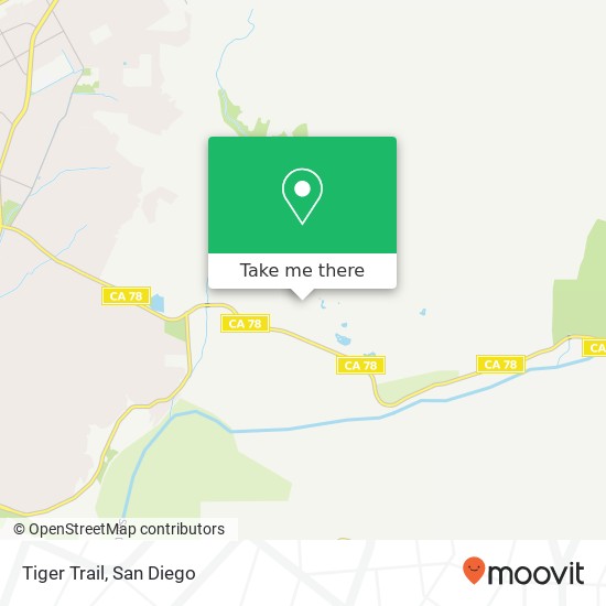 Tiger Trail map