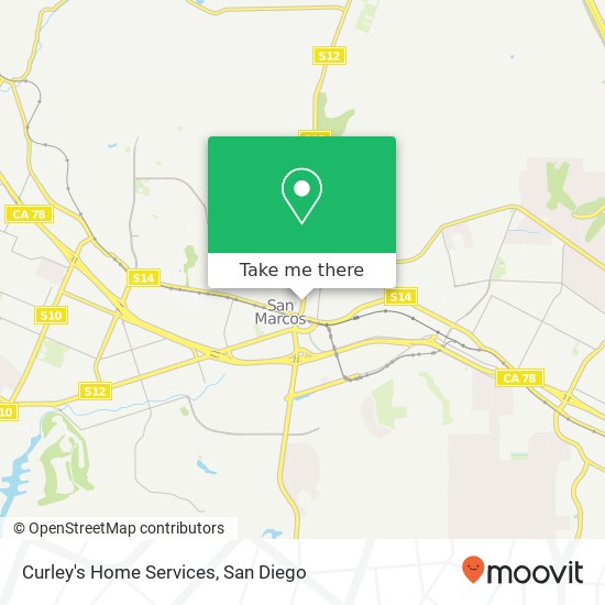 Curley's Home Services map