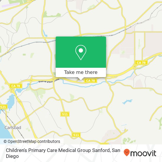 Children's Primary Care Medical Group Sanford map