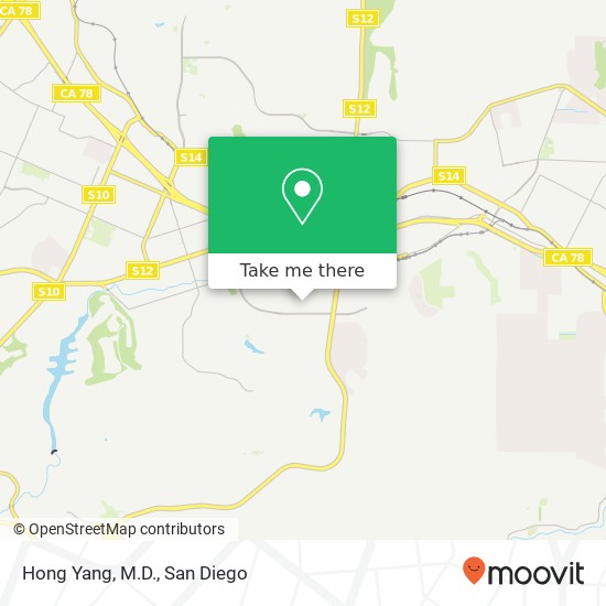 Mapa de Hong Yang, M.D.