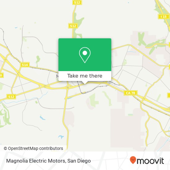 Mapa de Magnolia Electric Motors