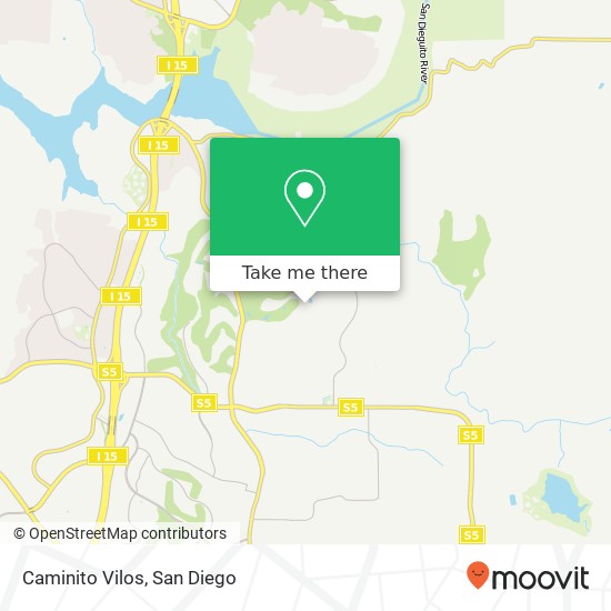 Caminito Vilos map