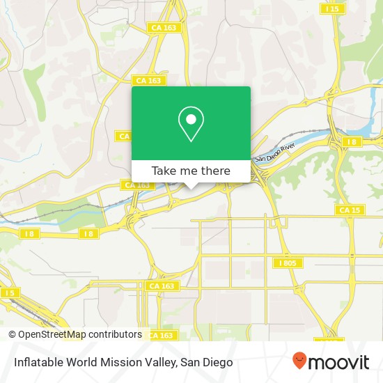 Inflatable World Mission Valley map