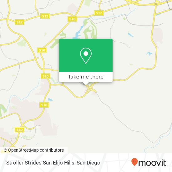 Mapa de Stroller Strides San Elijo Hills