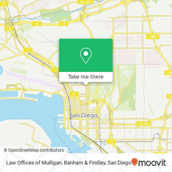Law Offices of Mulligan, Banham & Findley map