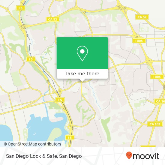 San Diego Lock & Safe map