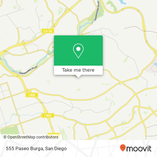 Mapa de 555 Paseo Burga