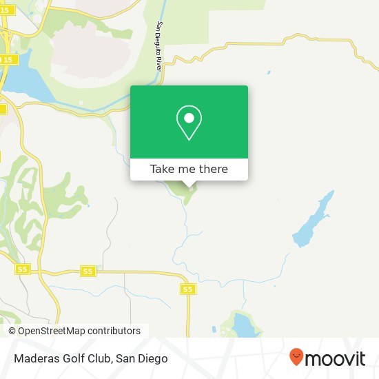 Mapa de Maderas Golf Club