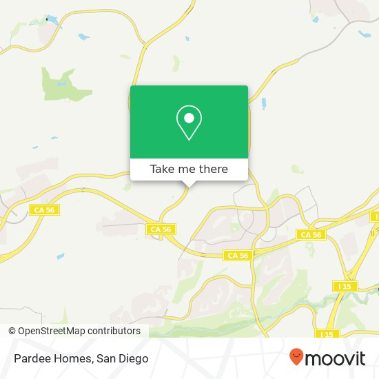 Pardee Homes map