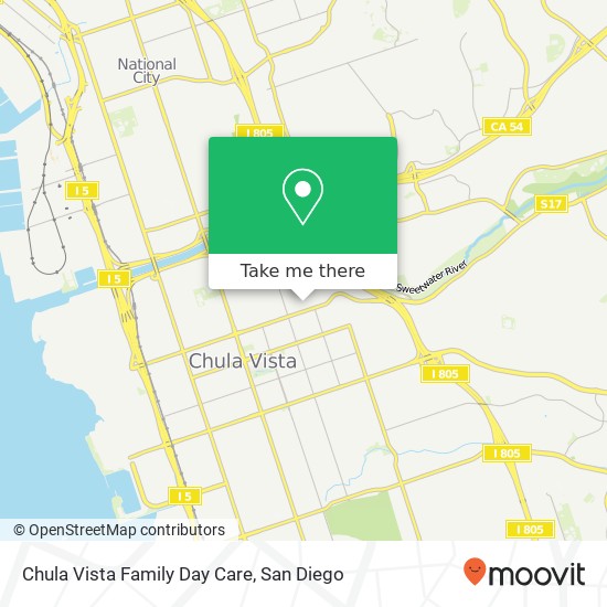 Chula Vista Family Day Care map