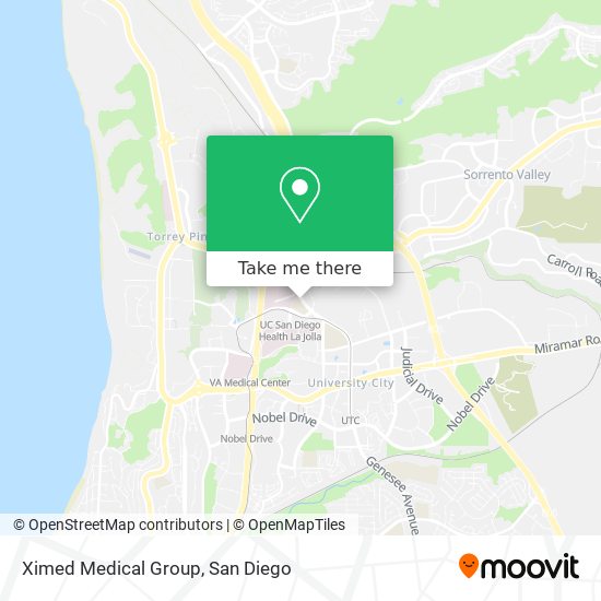 Mapa de Ximed Medical Group