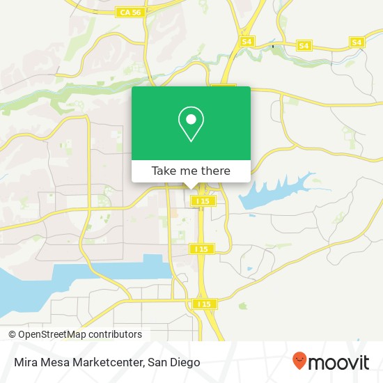 Mira Mesa Marketcenter map