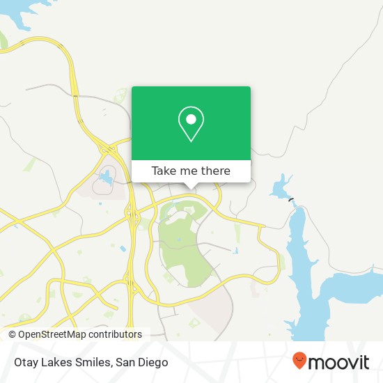 Mapa de Otay Lakes Smiles