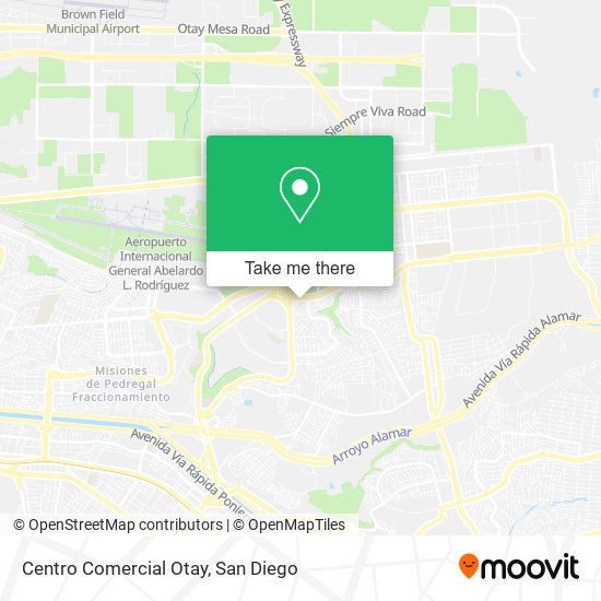 Centro Comercial Otay map