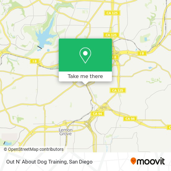 Mapa de Out N' About Dog Training