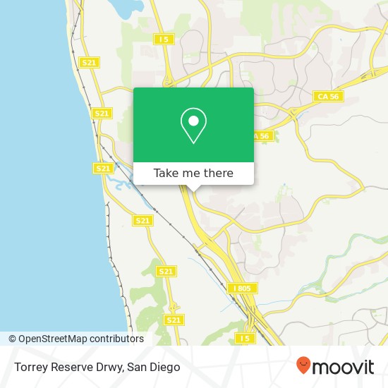 Torrey Reserve Drwy map