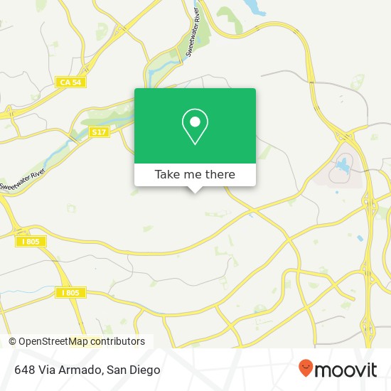 648 Via Armado map