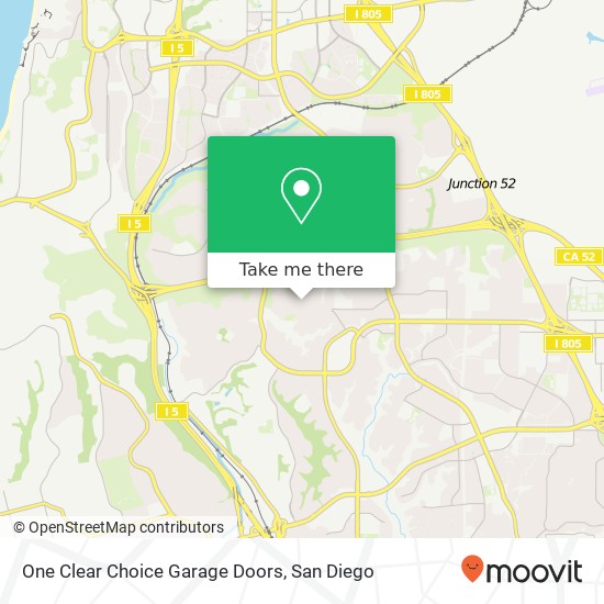 Mapa de One Clear Choice Garage Doors