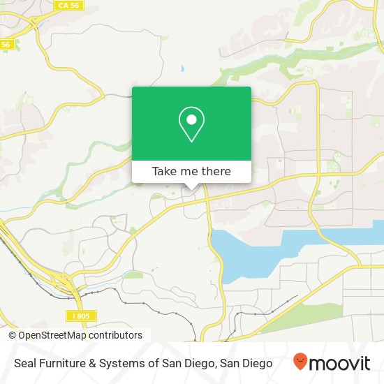 Mapa de Seal Furniture & Systems of San Diego