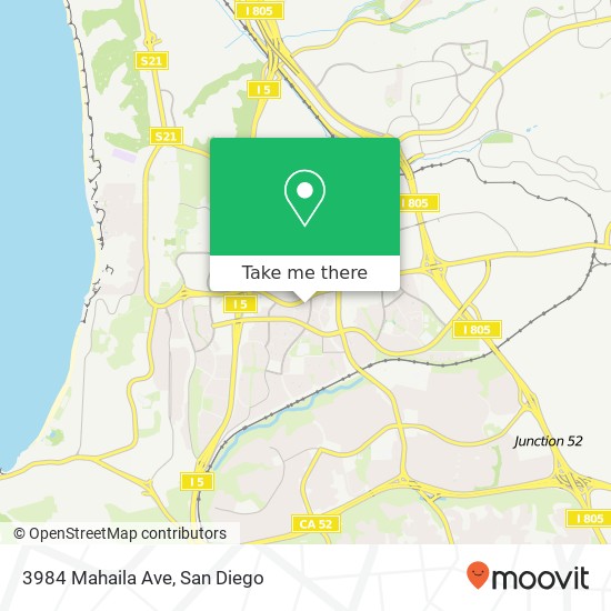 Mapa de 3984 Mahaila Ave
