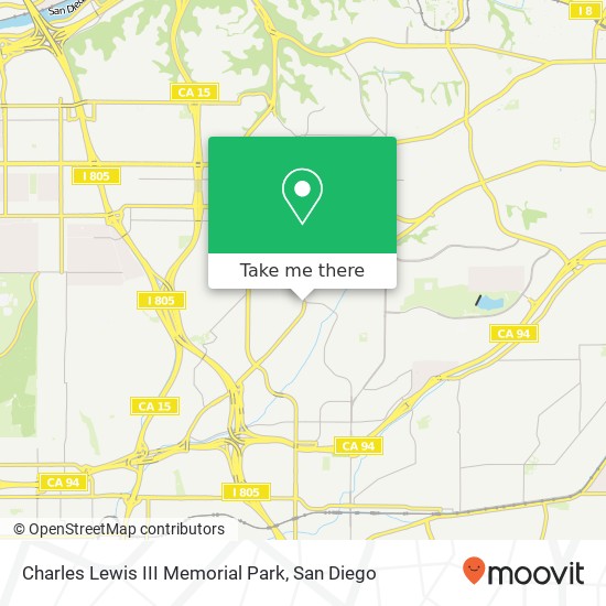 Charles Lewis III Memorial Park map