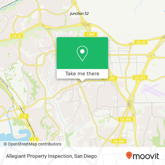 Mapa de Allegiant Property Inspection