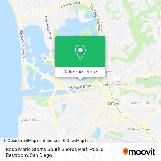 Rose Marie Starns South Shores Park Public Restroom map