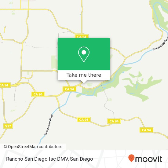 Mapa de Rancho San Diego Isc DMV