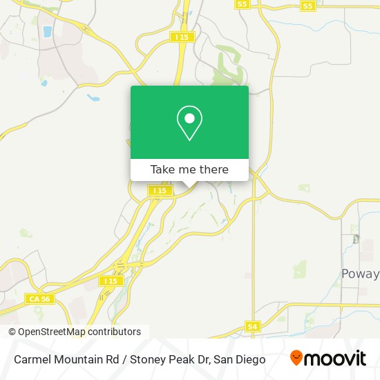Carmel Mountain Rd / Stoney Peak Dr map