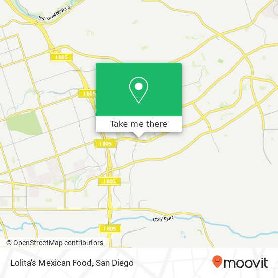 Lolita's Mexican Food map