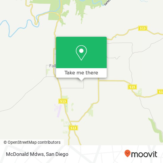 Mapa de McDonald Mdws