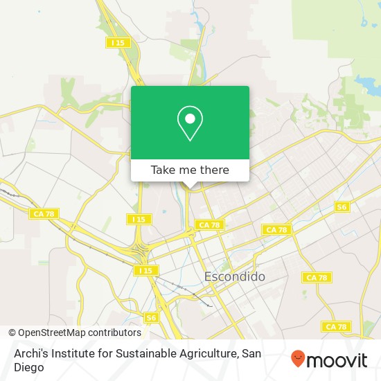 Archi's Institute for Sustainable Agriculture map