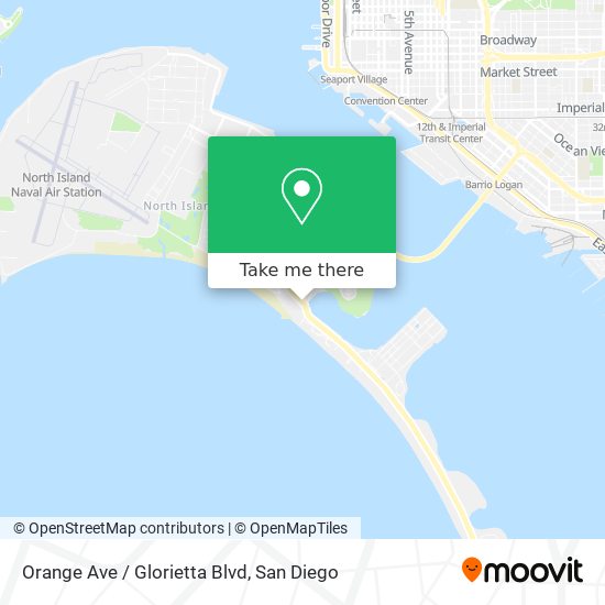 Mapa de Orange Ave / Glorietta Blvd