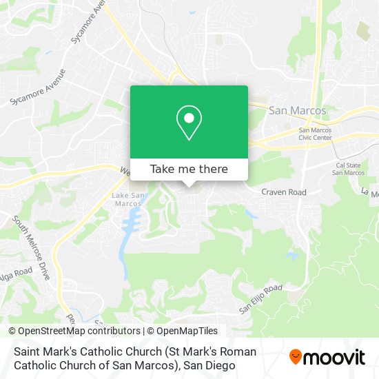 Saint Mark's Catholic Church (St Mark's Roman Catholic Church of San Marcos) map