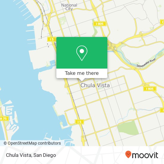 Chula Vista map