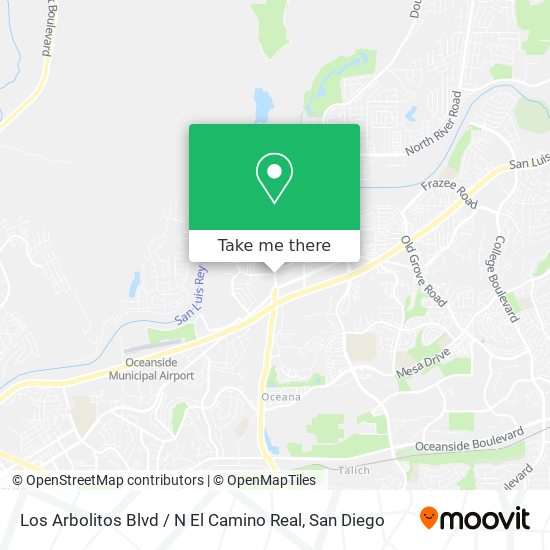 Los Arbolitos Blvd / N El Camino Real map