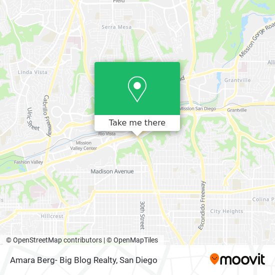 Mapa de Amara Berg- Big Blog Realty