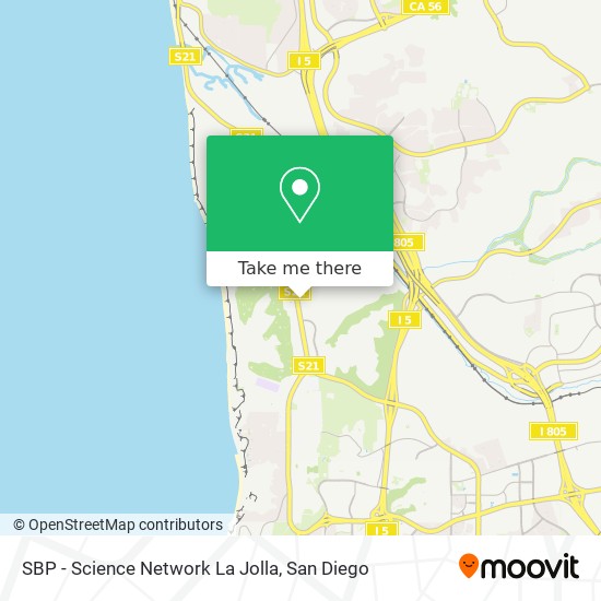 SBP - Science Network La Jolla map
