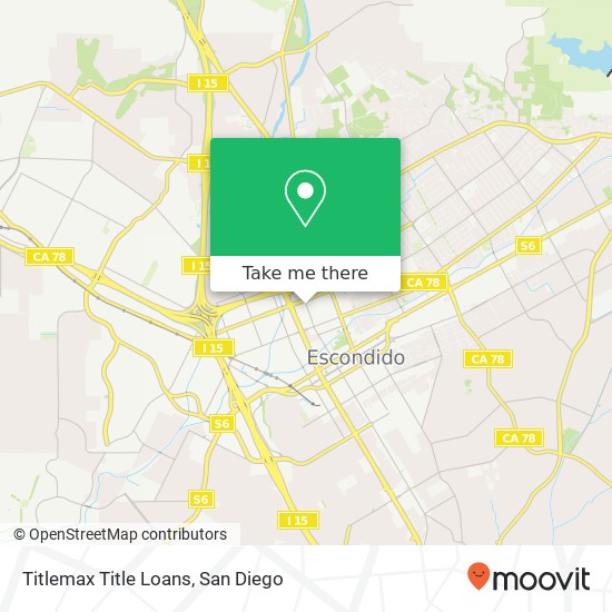 Mapa de Titlemax Title Loans