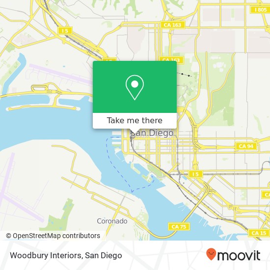 Woodbury Interiors map