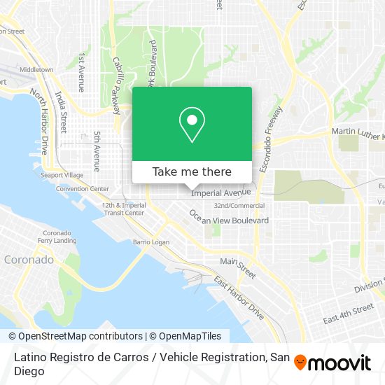 Mapa de Latino Registro de Carros / Vehicle Registration