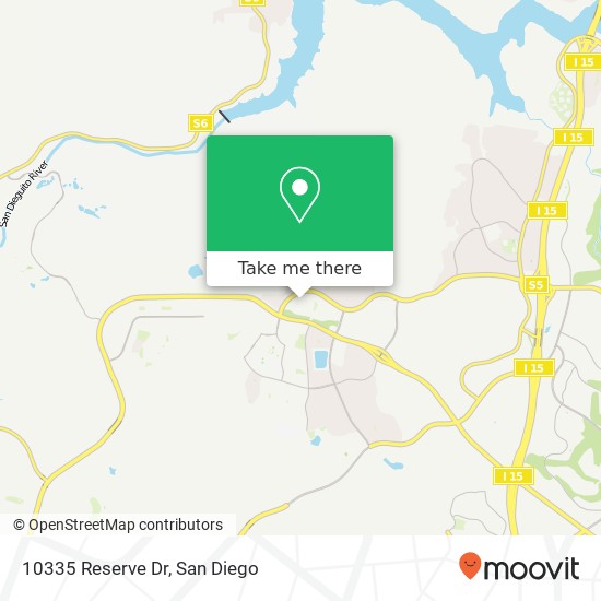 Mapa de 10335 Reserve Dr