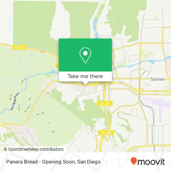 Panera Bread - Opening Soon map