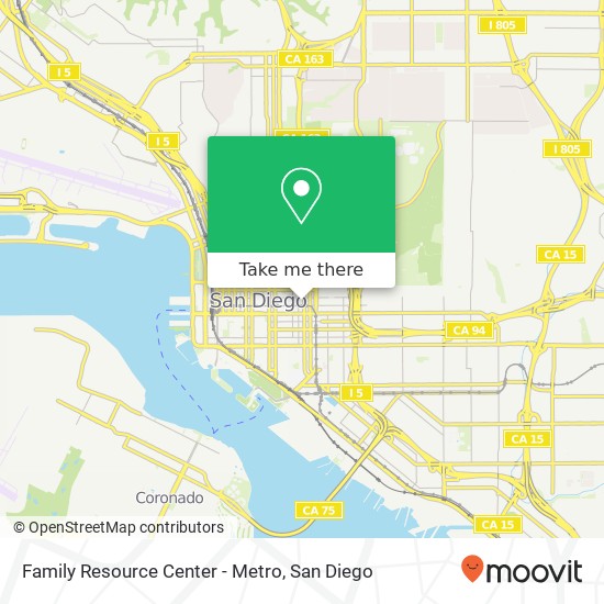 Mapa de Family Resource Center - Metro