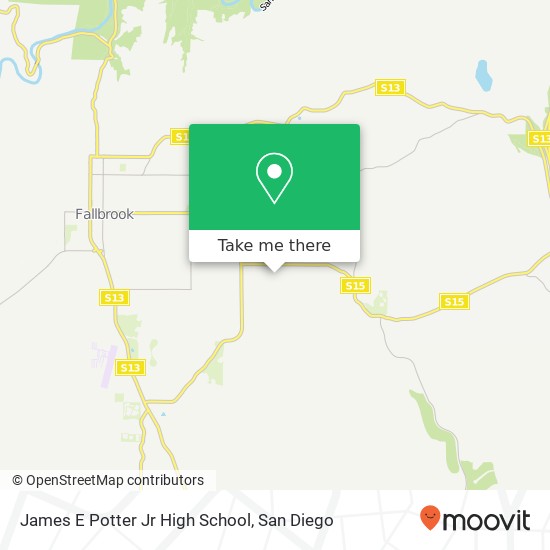 Mapa de James E Potter Jr High School