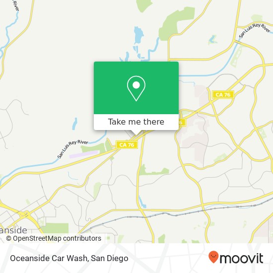 Mapa de Oceanside Car Wash