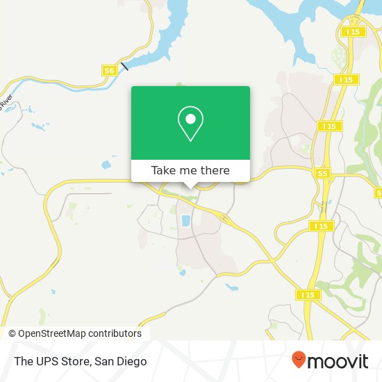 Mapa de The UPS Store