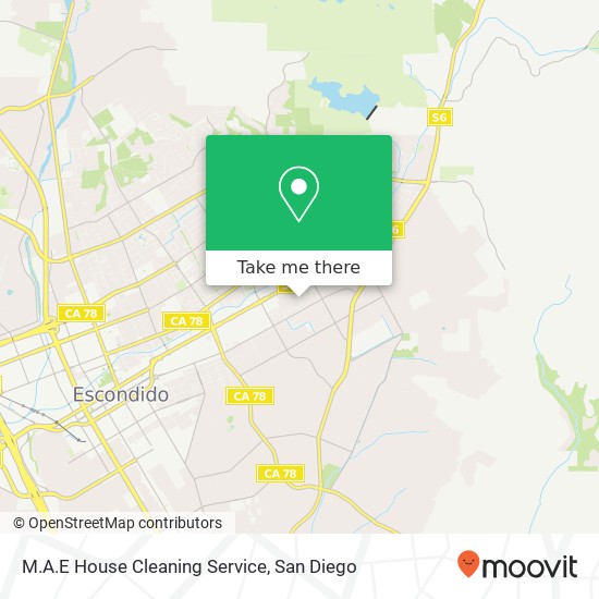 M.A.E House Cleaning Service map