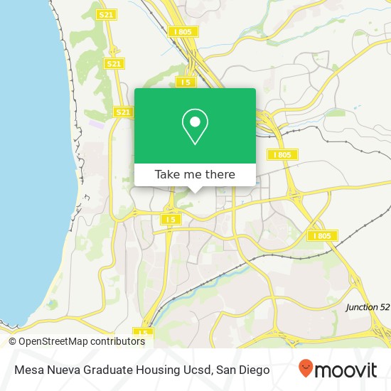 Mesa Nueva Graduate Housing Ucsd map